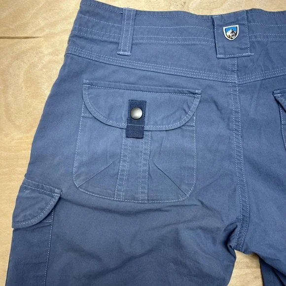 Kuhl Women's SPLASH Size 2 Cargo Shorts 10' Navy  Hiking Shorts - Picture 7 of 11